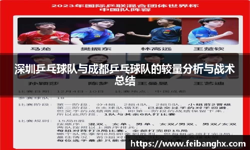 深圳乒乓球队与成都乒乓球队的较量分析与战术总结